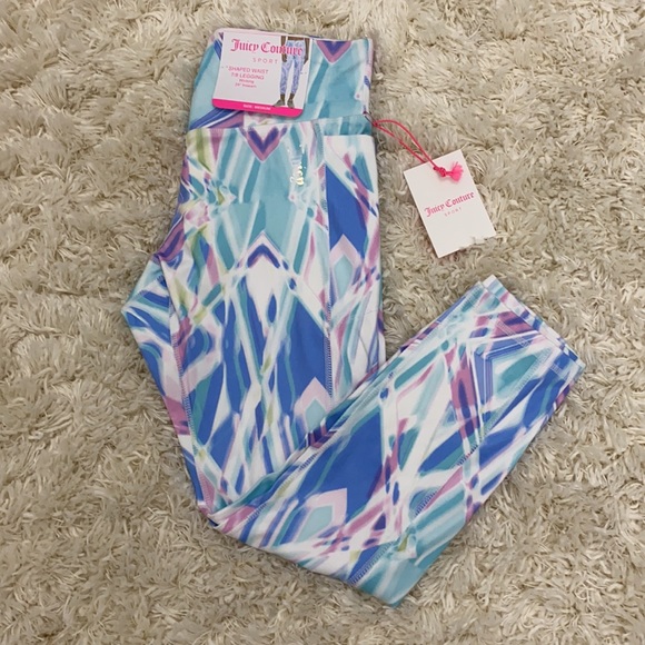 NWT Juicy Couture Sport Kaleidoscope 7/8 Leggings - Picture 2 of 13